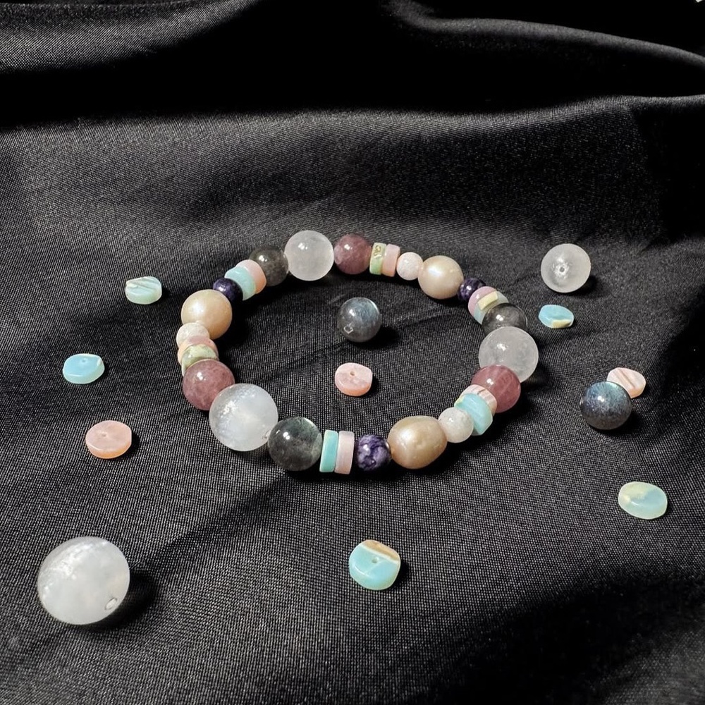 Full Moon Charged “Moonlight Mirror” Bracelet for Feminine Energy & Light